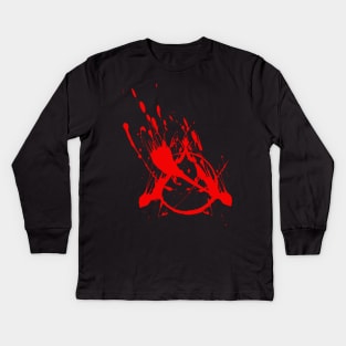 Anarcho Splatter Shirt - anarchy! Kids Long Sleeve T-Shirt